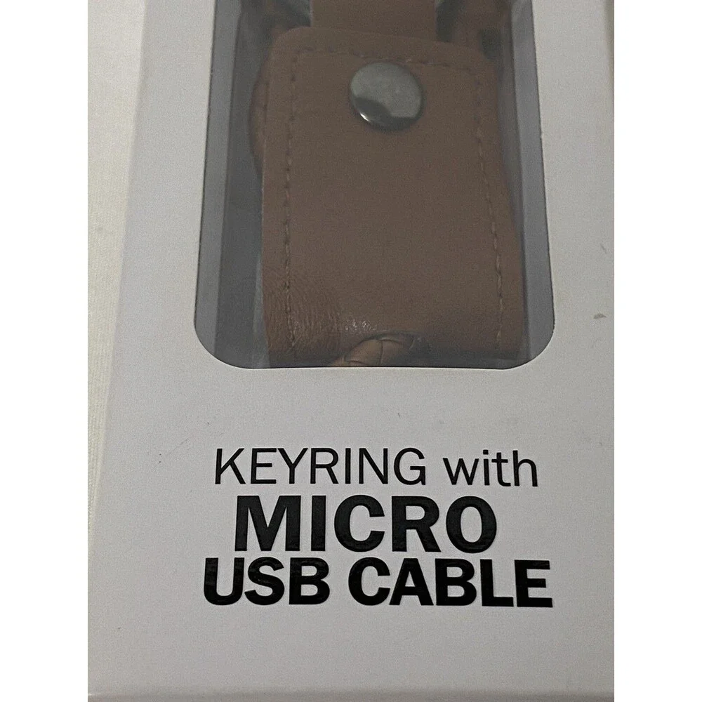 Magnavox Keyring with Micro USB to Standard USB Charging Cable New Sealed Box